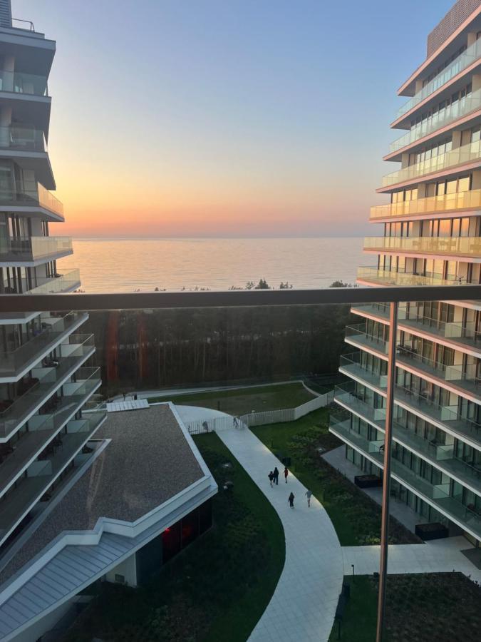 Wave Apartment Tyballtic 7Th Floor With Two Bedrooms And Sea View! Miedzyzdroje Eksteriør billede